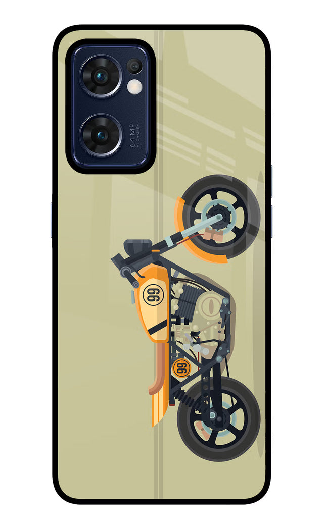 Vertical Speedster Oppo Reno7 5G Glass Case