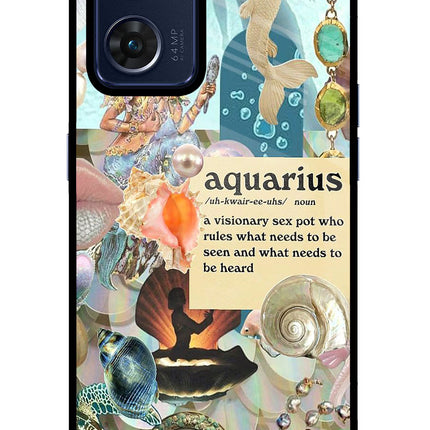 Aquarius Zodiac Oppo Reno7 5G Glass Case