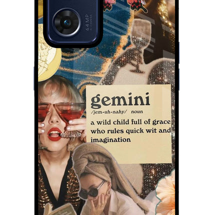 Gemini Zodiac Oppo Reno7 5G Glass Case