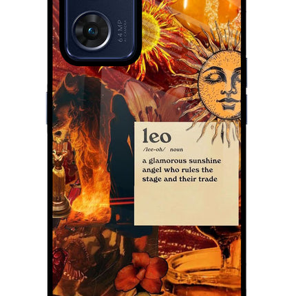 Leo Zodiac Oppo Reno7 5G Glass Case