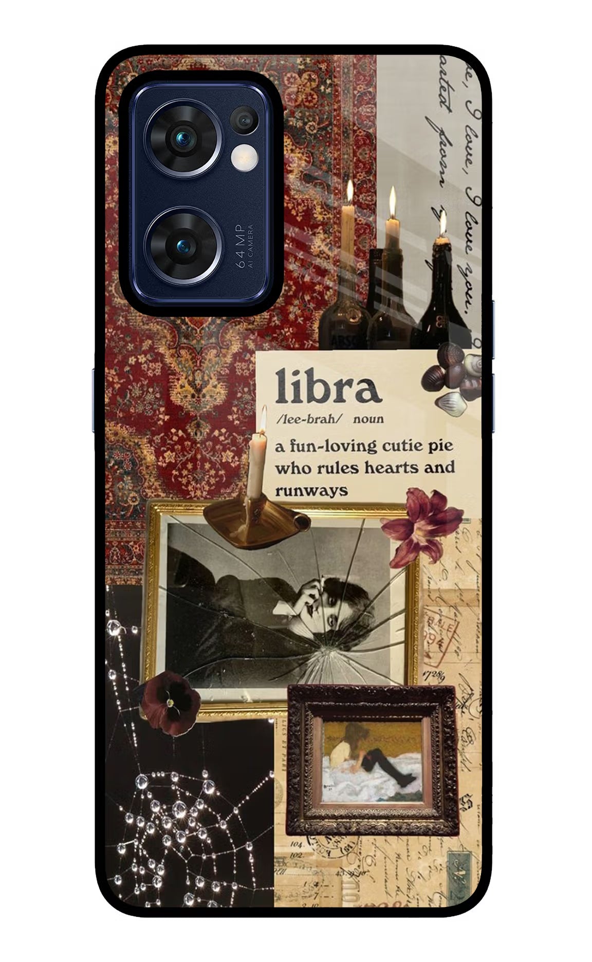 Libra Zodiac Oppo Reno7 5G Glass Case