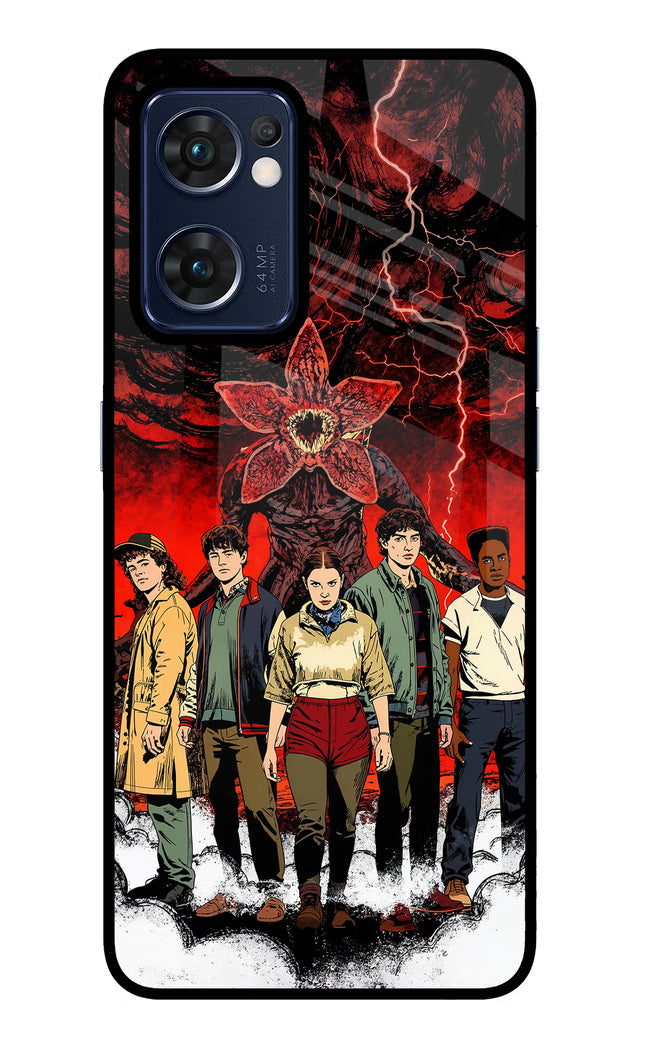 Ordinary Things Characters Oppo Reno7 5G Glass Case