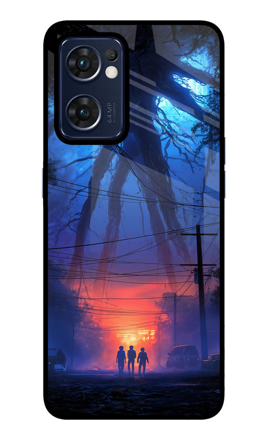 Ordinary Things Shadow Oppo Reno7 5G Glass Case