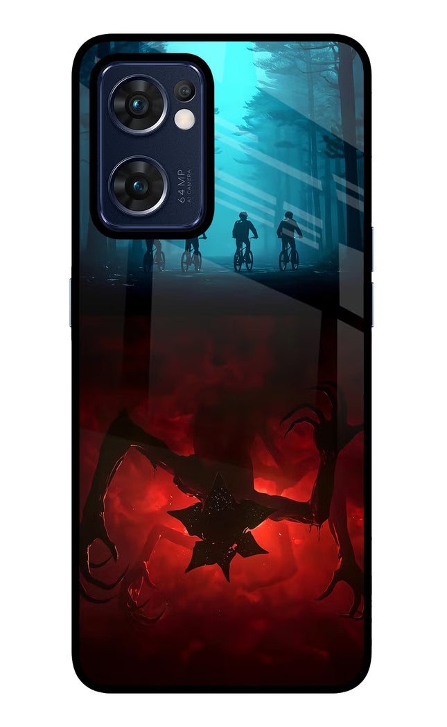 Ordinary Things Downside Up Oppo Reno7 5G Glass Case