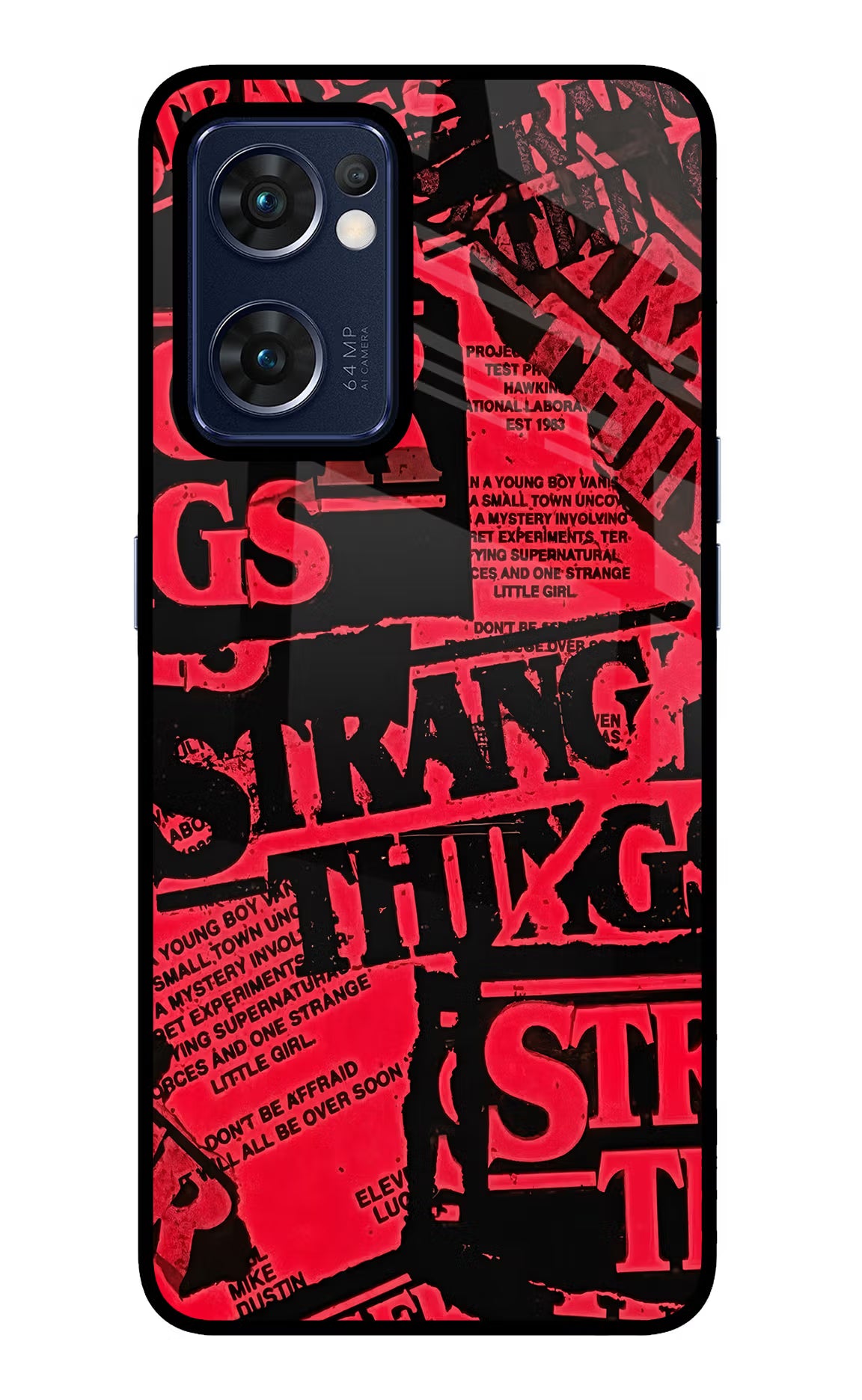 Ordinary Things Oppo Reno7 5G Glass Case Back Cover by Casekaro