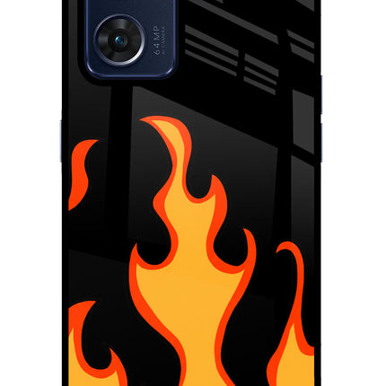 Fired Up – Black Oppo Reno7 5G Glass Case
