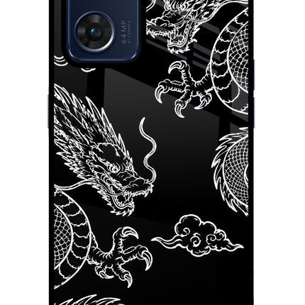 Twin Dragons Oppo Reno7 5G Glass Case
