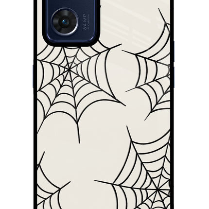 Spider Web Oppo Reno7 5G Glass Case