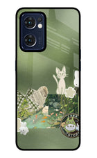 Aesthetic anime Oppo Reno7 5G Glass Case