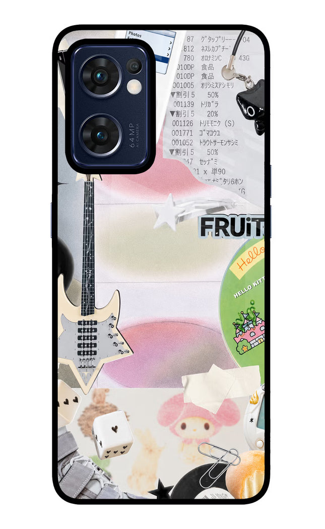 Softcore case Oppo Reno7 5G Glass Case