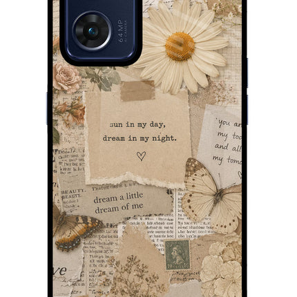 Vintage case Oppo Reno7 5G Glass Case