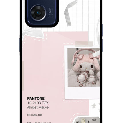 Pantone Asthetic Oppo Reno7 5G Glass Case