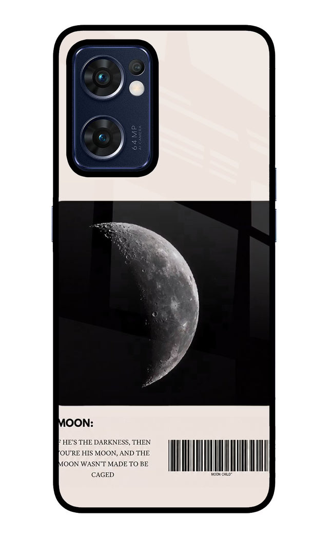 Moon Phase Oppo Reno7 5G Glass Case