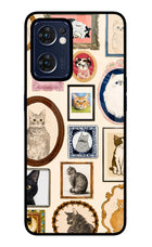 Mirror Cats Oppo Reno7 5G Glass Case