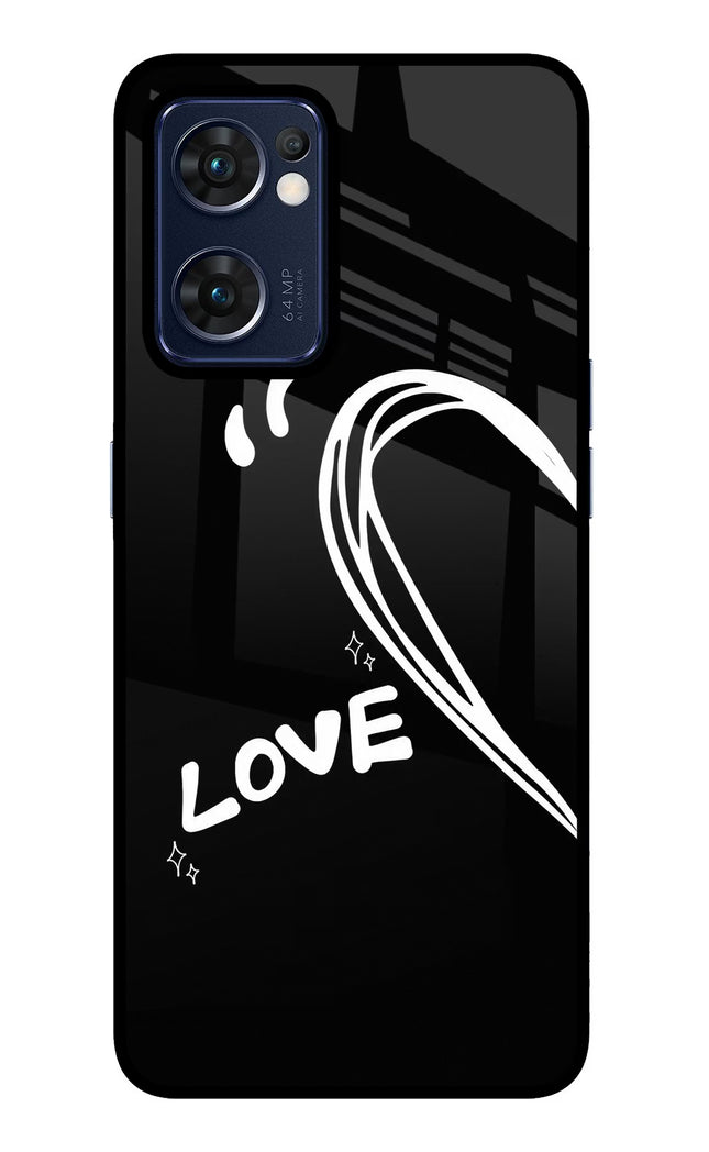 Love Line Oppo Reno7 5G Glass Case