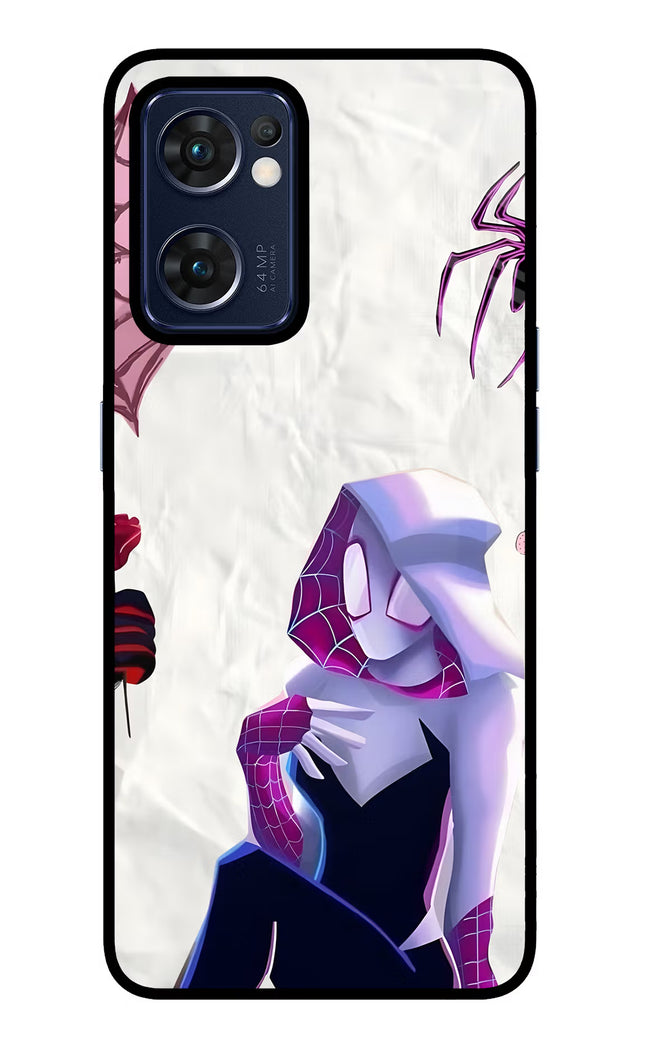 Gwen Verse Oppo Reno7 5G Glass Case