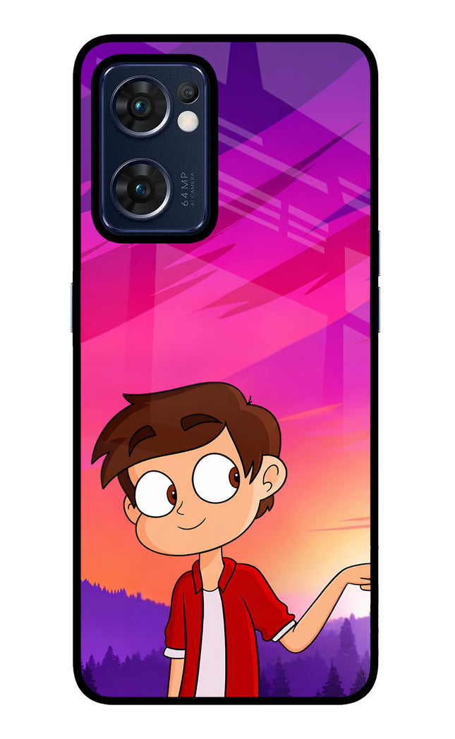 Marco Sunset Oppo Reno7 5G Glass Case