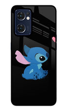 Stitch Crush Oppo Reno7 5G Glass Case