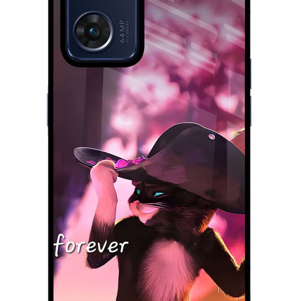 Forever Cat Oppo Reno7 5G Glass Case