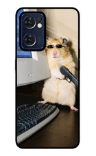 Hacker Hamster Oppo Reno7 5G Glass Case