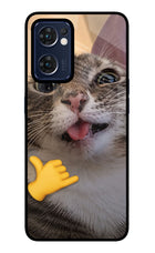 Silly Cat Call Oppo Reno7 5G Glass Case