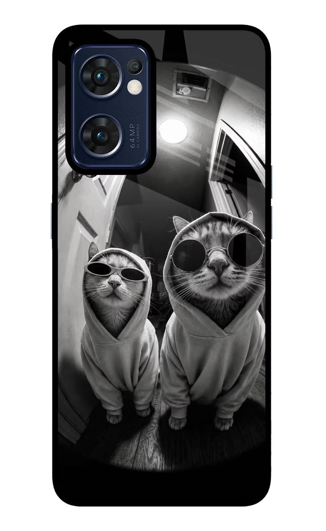 Hood Cats Oppo Reno7 5G Glass Case