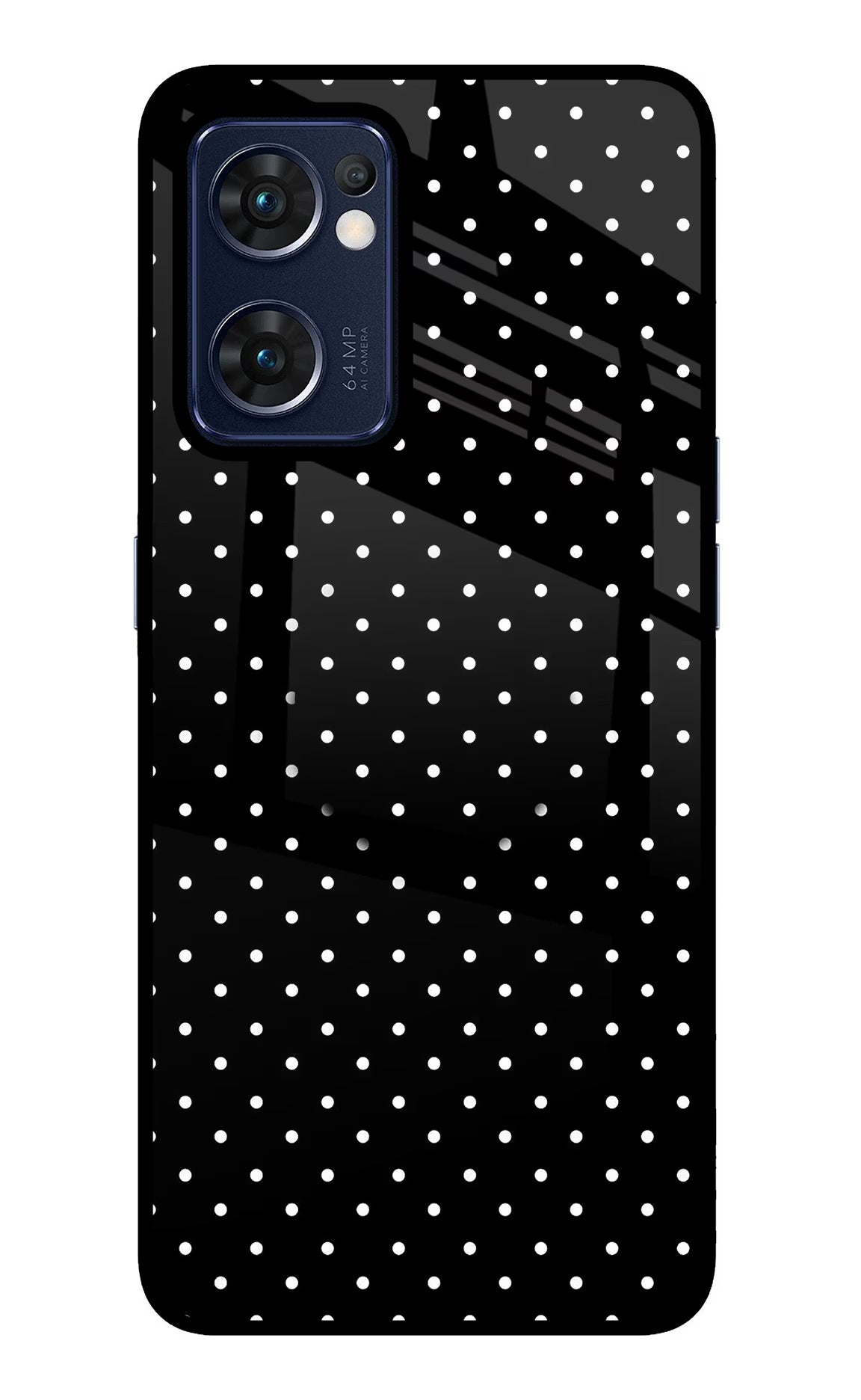 White Dots Oppo Reno7 5G Pop Case by Casekaro
