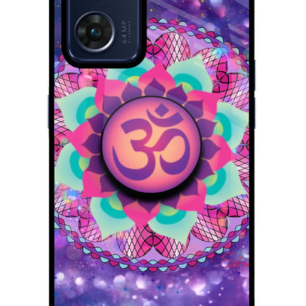 Om Purple Oppo Reno7 5G Pop Case by Casekaro
