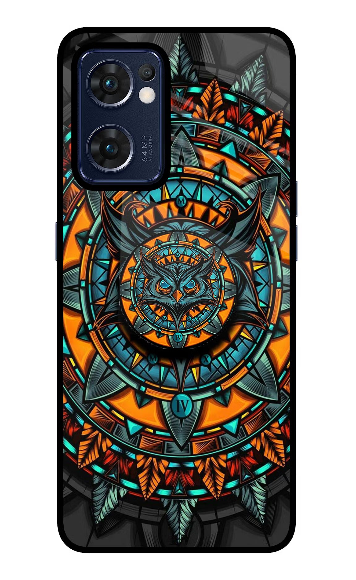 Angry Owl Oppo Reno7 5G Pop Case by Casekaro