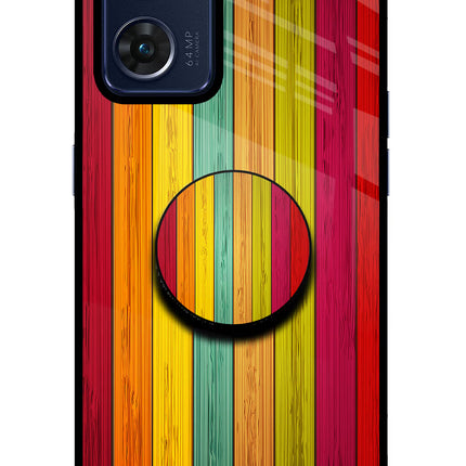 Multicolor Wooden Oppo Reno7 5G Pop Case by Casekaro