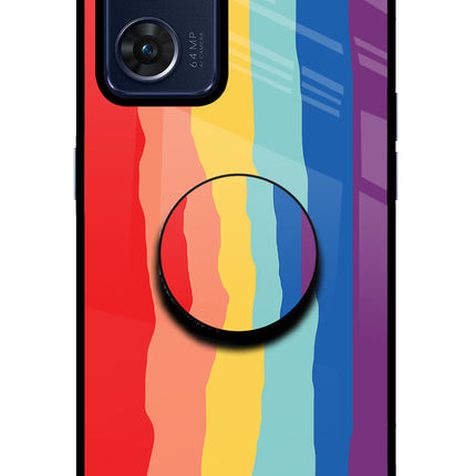 Rainbow Oppo Reno7 5G Pop Case by Casekaro