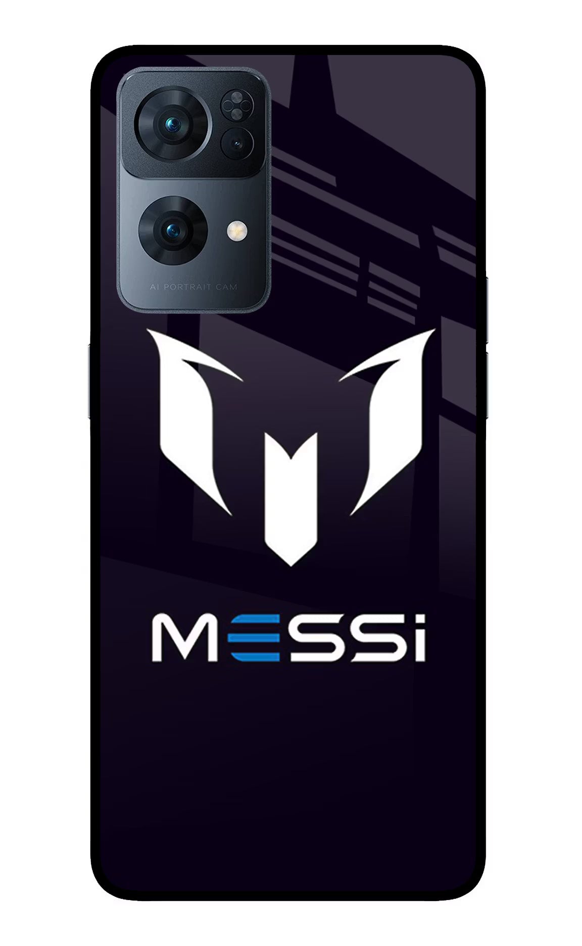 Messi Logo Oppo Reno7 Pro 5G Glass Case