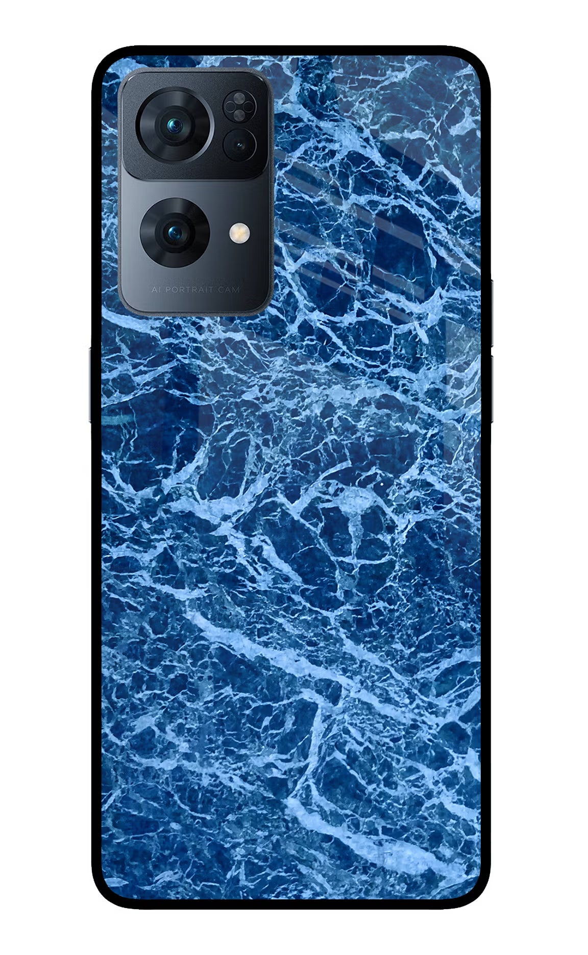 Blue Marble Oppo Reno7 Pro 5G Glass Case