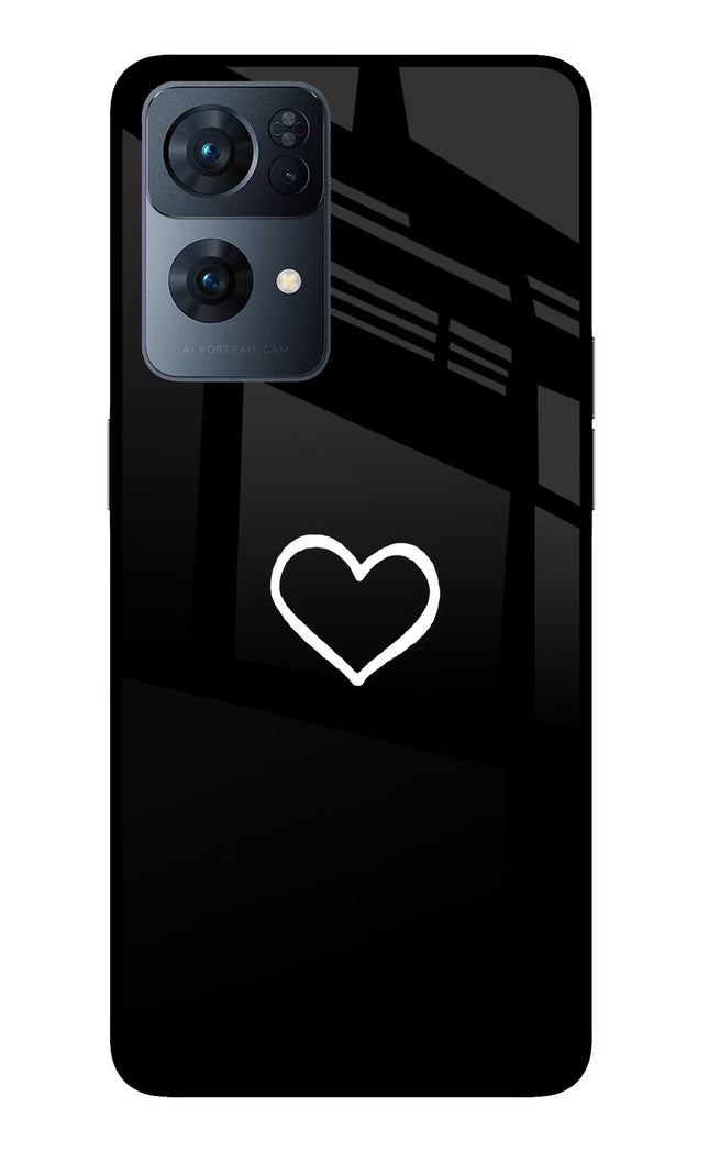 Heart Oppo Reno7 Pro 5G Glass Case