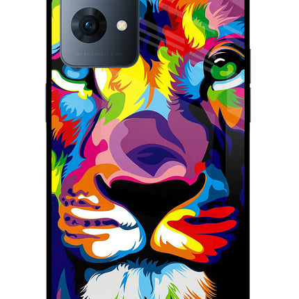 Lion Oppo Reno7 Pro 5G Glass Case
