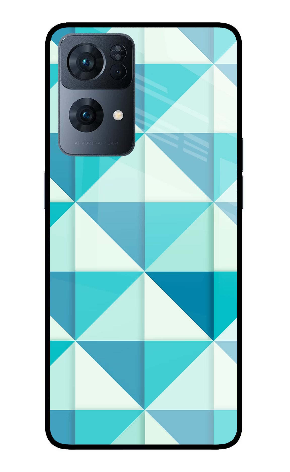 Abstract Oppo Reno7 Pro 5G Glass Case