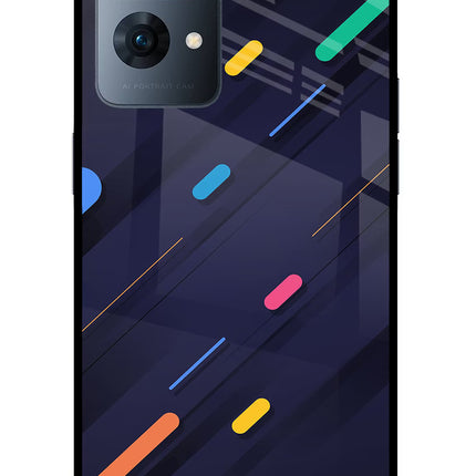 Abstract Design Oppo Reno7 Pro 5G Glass Case Back Cover by Casekaro