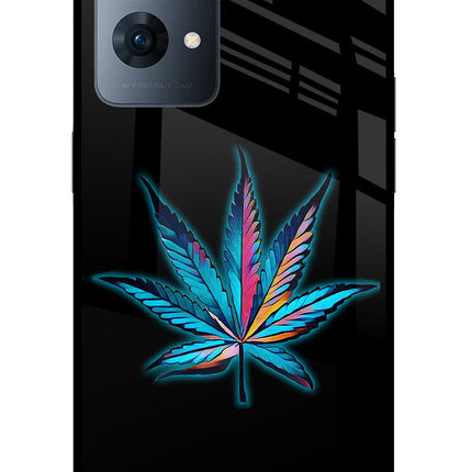 Weed Oppo Reno7 Pro 5G Glass Case Back Cover by Casekaro