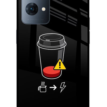 Coffee Oppo Reno7 Pro 5G Glass Case Back Cover by Casekaro