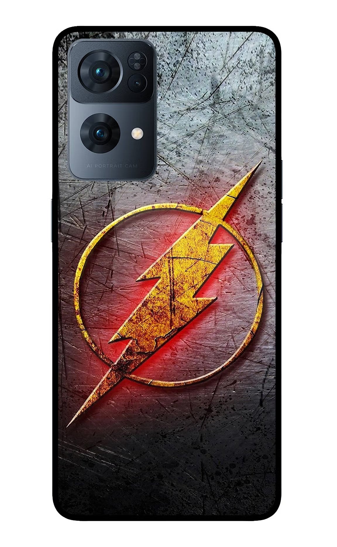 Flash Oppo Reno7 Pro 5G Glass Case Back Cover by Casekaro