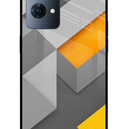 Abstract Oppo Reno7 Pro 5G Glass Case Back Cover by Casekaro