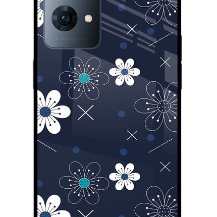 Flowers Oppo Reno7 Pro 5G Glass Case Back Cover by Casekaro