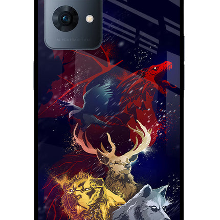 Game Of Thrones Oppo Reno7 Pro 5G Glass Case Back Cover by Casekaro