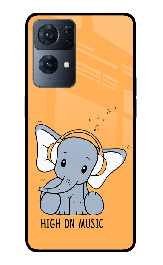 High On Music Oppo Reno7 Pro 5G Glass Case