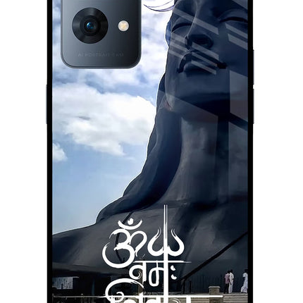 Om Namah Shivay Oppo Reno7 Pro 5G Glass Case Back Cover by Casekaro