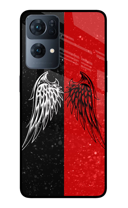 Wings Oppo Reno7 Pro 5G Glass Case