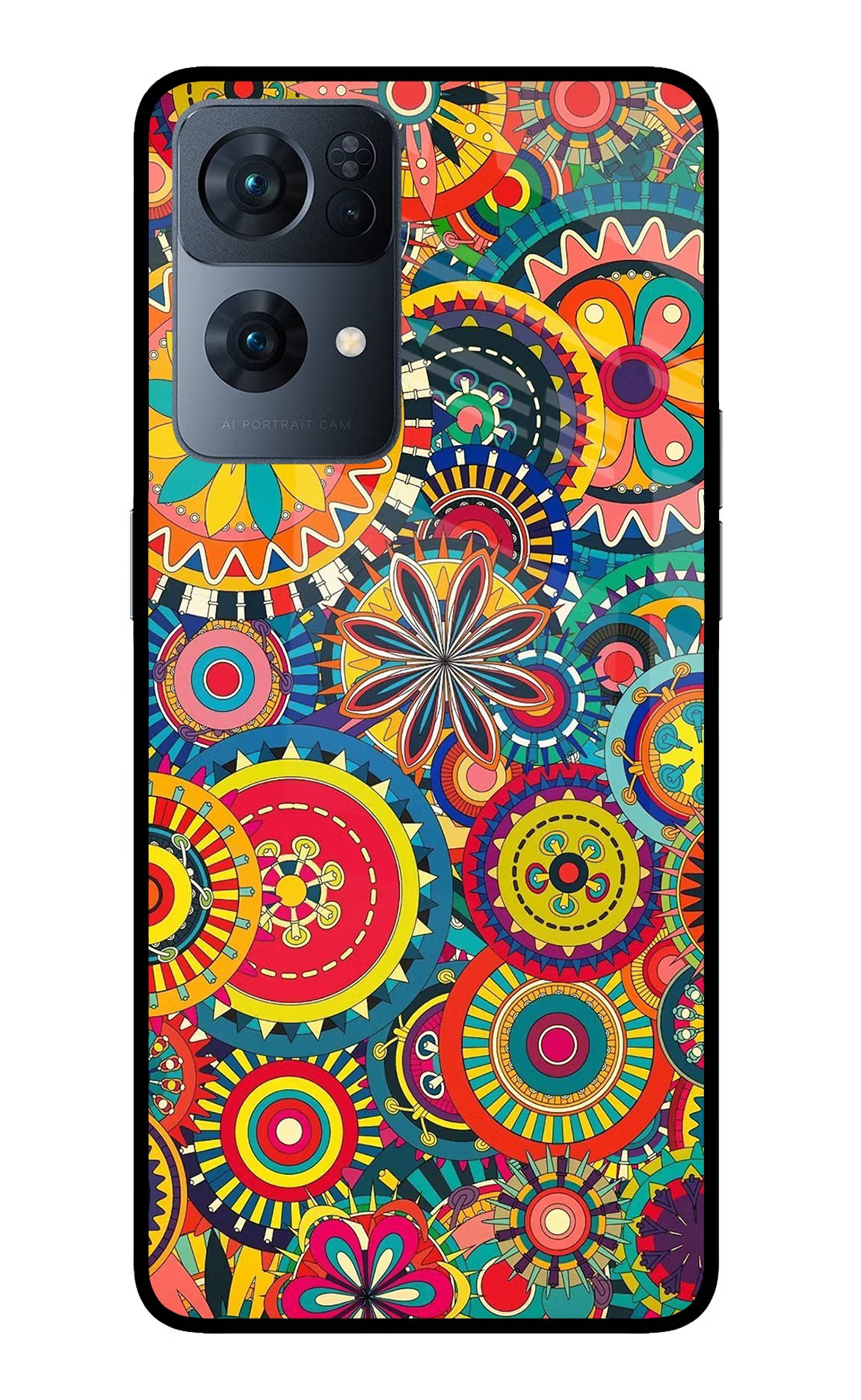 Gol Gol Art Oppo Reno7 Pro 5G Glass Case