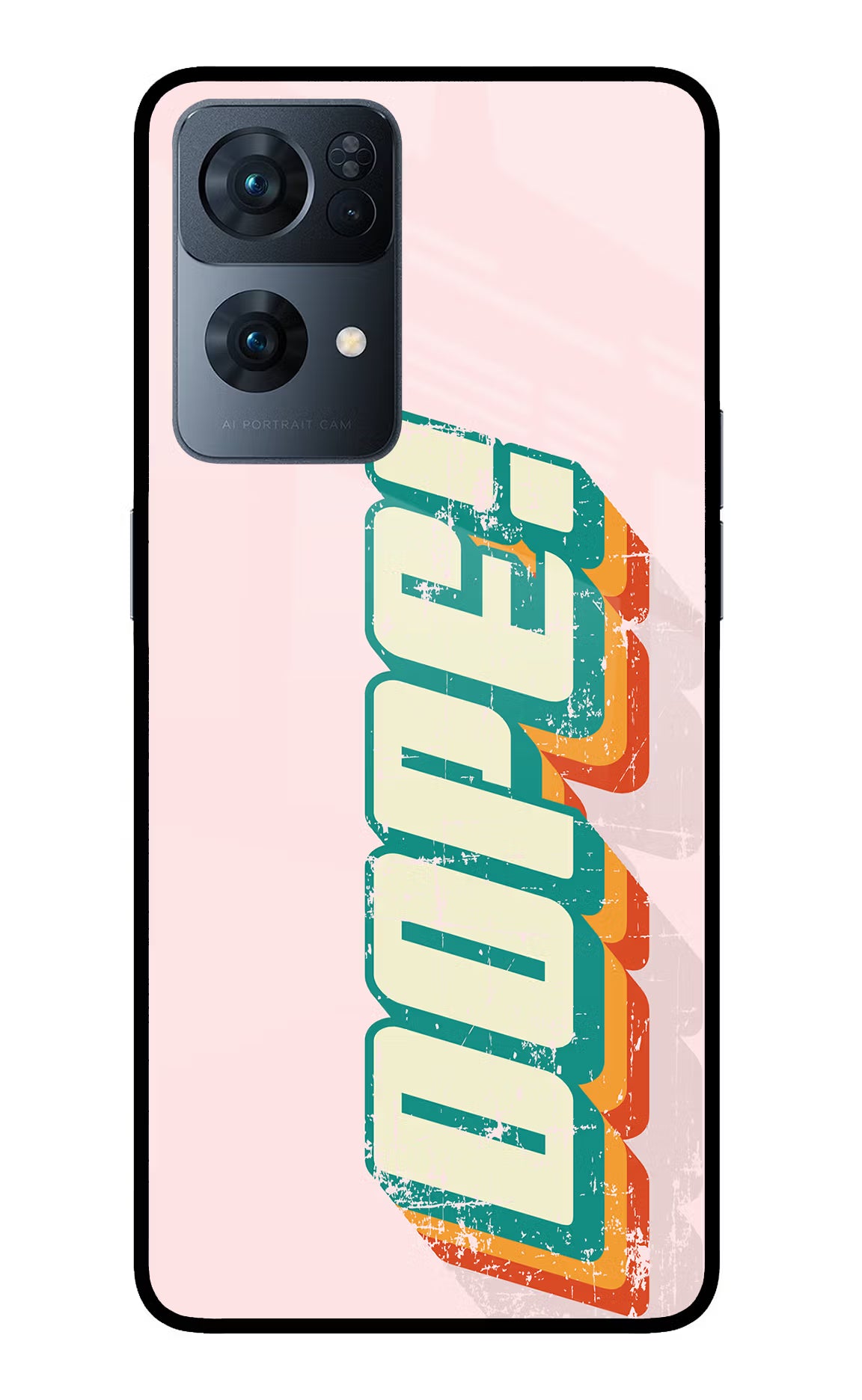 Dope Oppo Reno7 Pro 5G Glass Case Back Cover by Casekaro