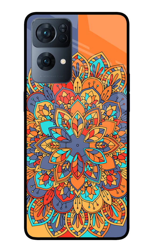 Color Mandala Oppo Reno7 Pro 5G Glass Case