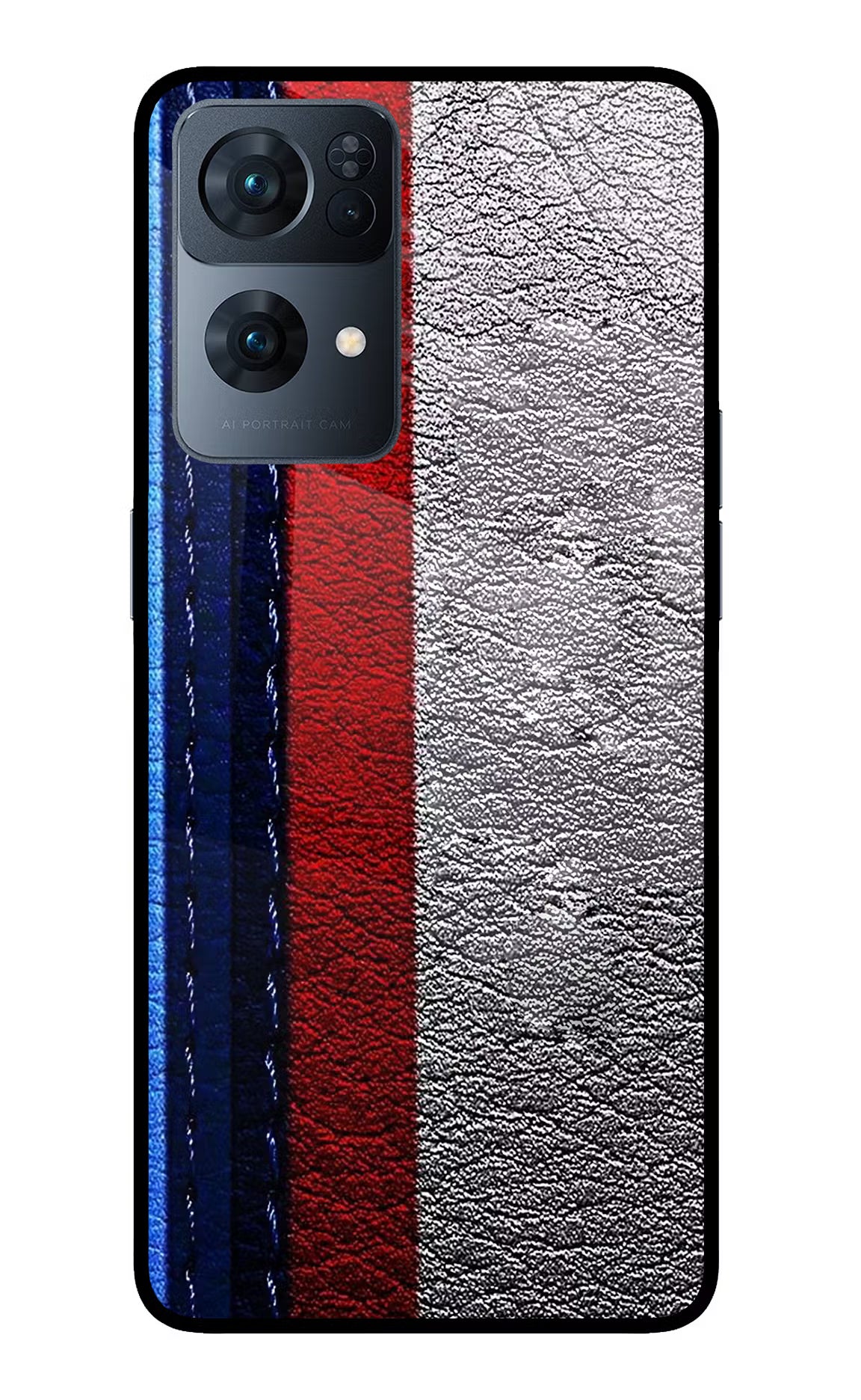 BMW Stripes Oppo Reno7 Pro 5G Glass Case